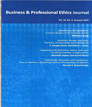 Business & Professional Ethics Journal